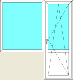 Цена одностворчатого окна и балконной двери в 137 серии